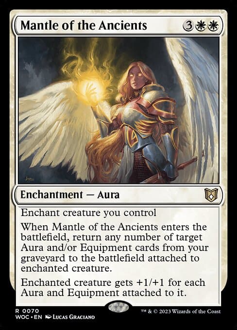 Mantle of the Ancients from Wilds of Eldraine Commander (Rare)