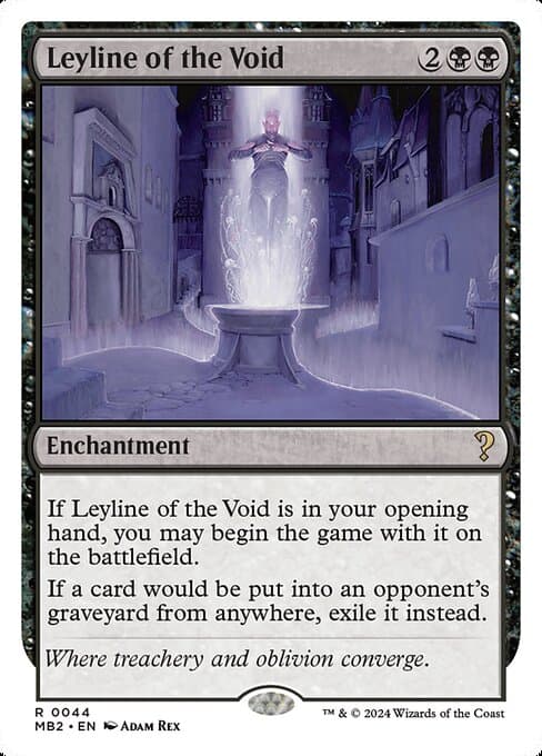 Leyline of the Void from Mystery Booster 2 (Rare)