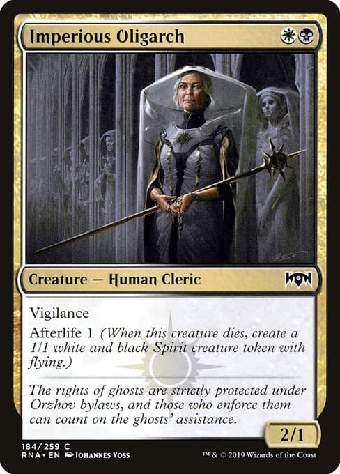 Imperious Oligarch from Ravnica Allegiance (Common)