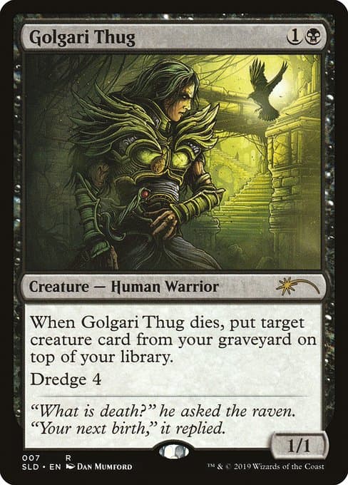 Golgari Thug from Secret Lair Drop (Rare)