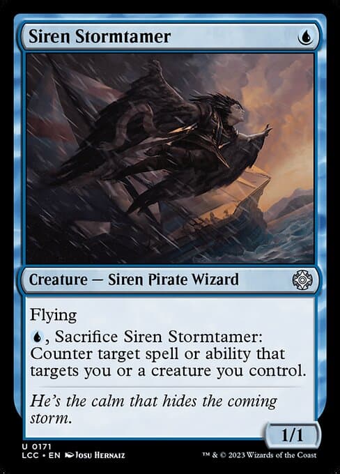 Siren Stormtamer from The Lost Caverns of Ixalan Commander (Uncommon)