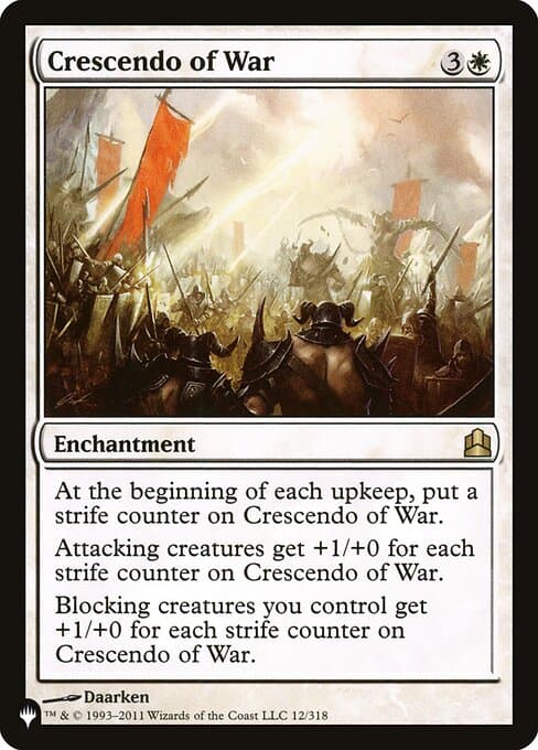 Crescendo of War from The List (Rare)