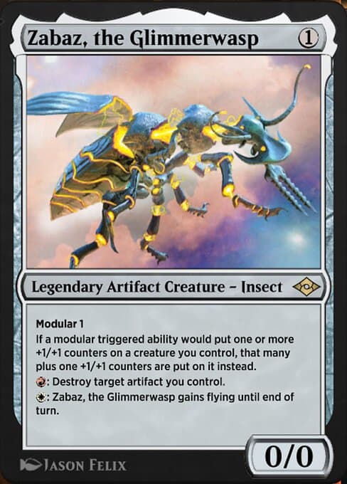 Zabaz, the Glimmerwasp from Jumpstart: Historic Horizons (Rare)