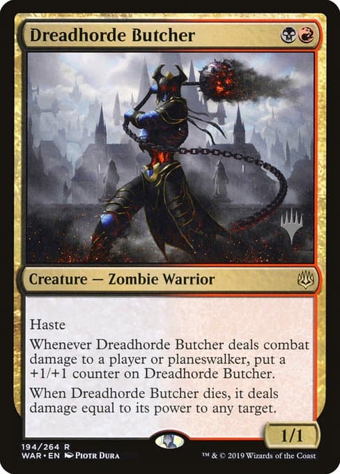Dreadhorde Butcher from War of the Spark Promos (Rare)
