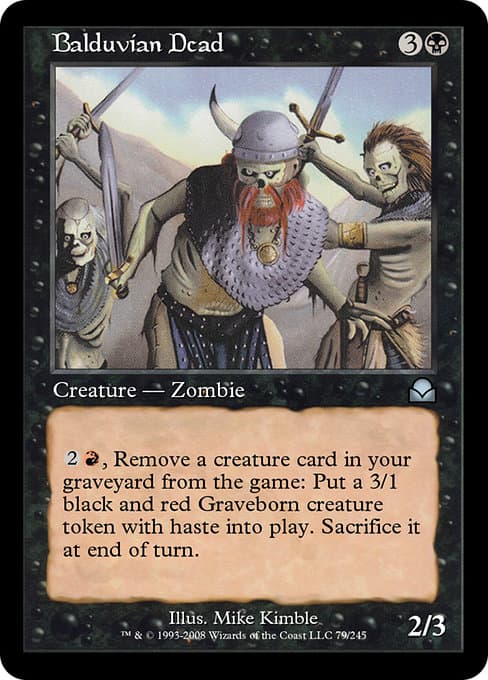 Balduvian Dead from Masters Edition II (Uncommon)