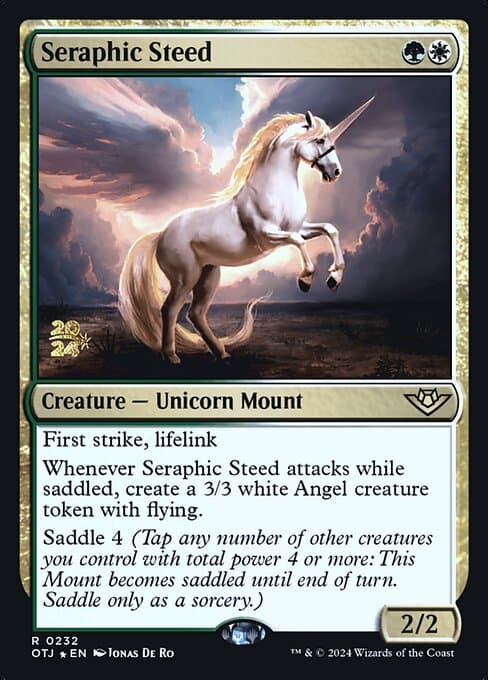 Seraphic Steed from Outlaws of Thunder Junction Promos (Rare)