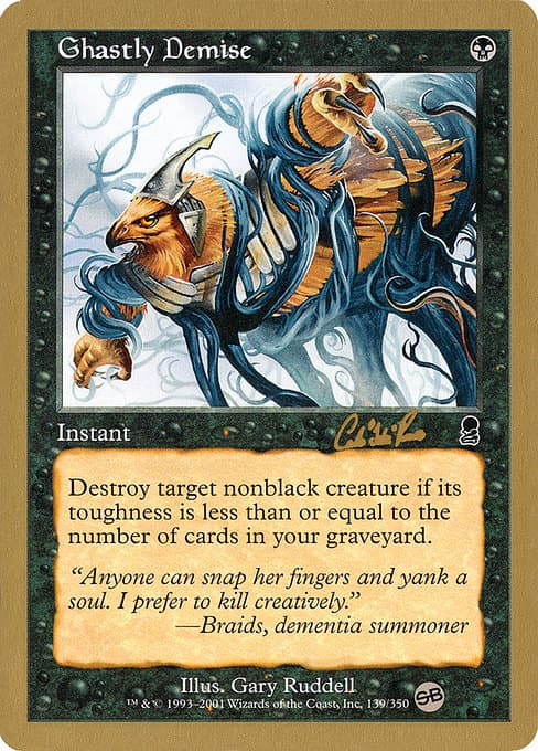Ghastly Demise from World Championship Decks 2002 (Common)