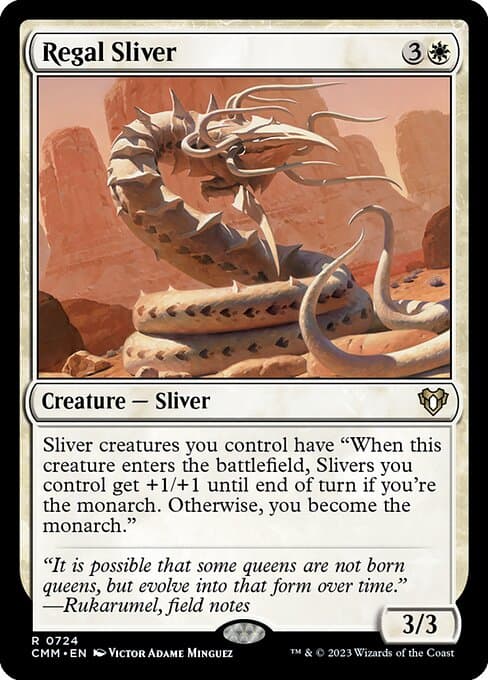 Regal Sliver from Commander Masters (Rare)