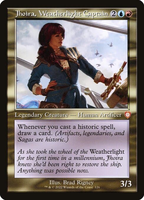 Jhoira, Weatherlight Captain from The Brothers' War Commander (Mythic)