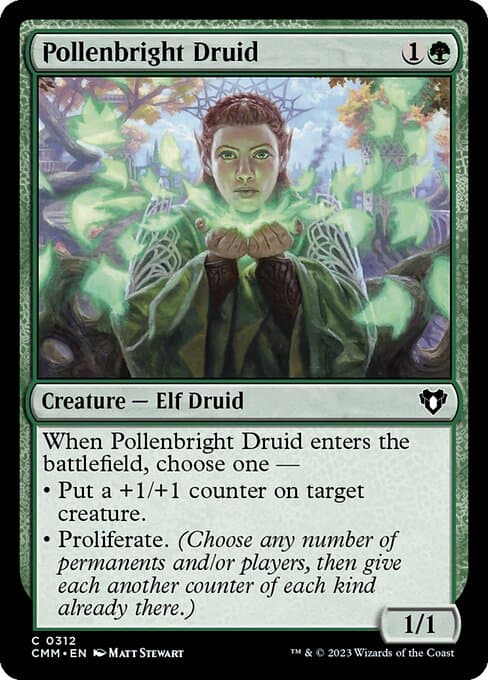 Pollenbright Druid from Commander Masters (Common)