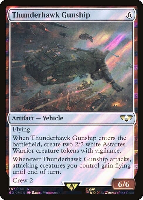 Thunderhawk Gunship from Warhammer 40,000 Commander (Rare)