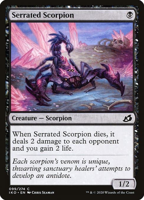 Serrated Scorpion from Ikoria: Lair of Behemoths (Common)