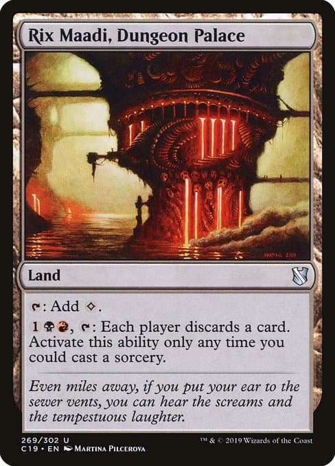 Rix Maadi, Dungeon Palace from Commander 2019 (Uncommon)