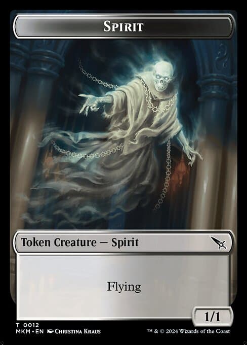 Spirit from Murders at Karlov Manor Tokens (Common)