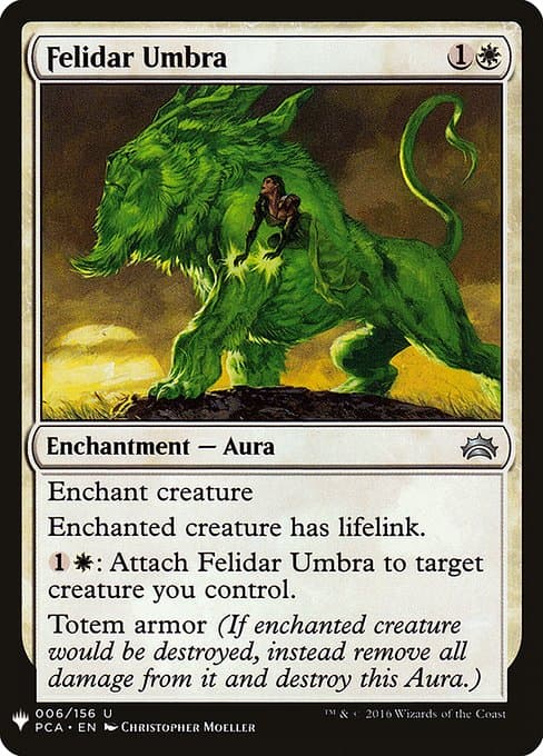 Felidar Umbra from The List (Uncommon)