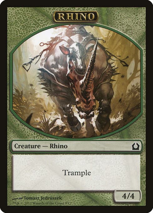 Rhino from Return to Ravnica Tokens (Common)