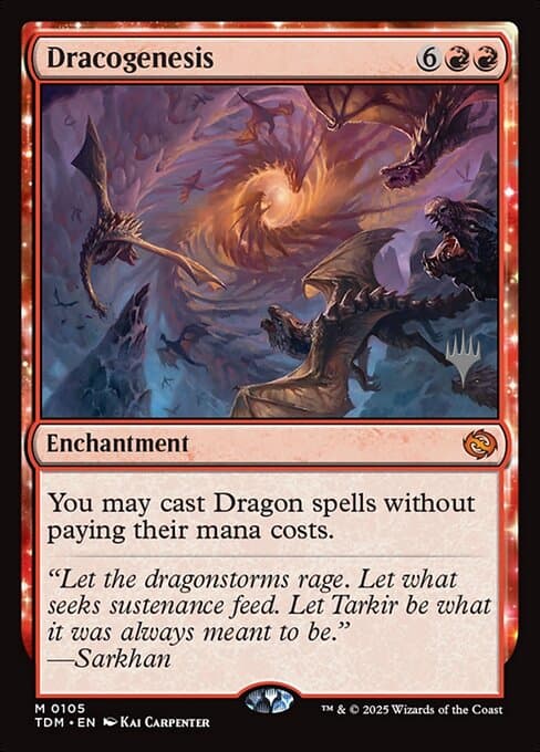 Dracogenesis from Tarkir: Dragonstorm Promos (Mythic)
