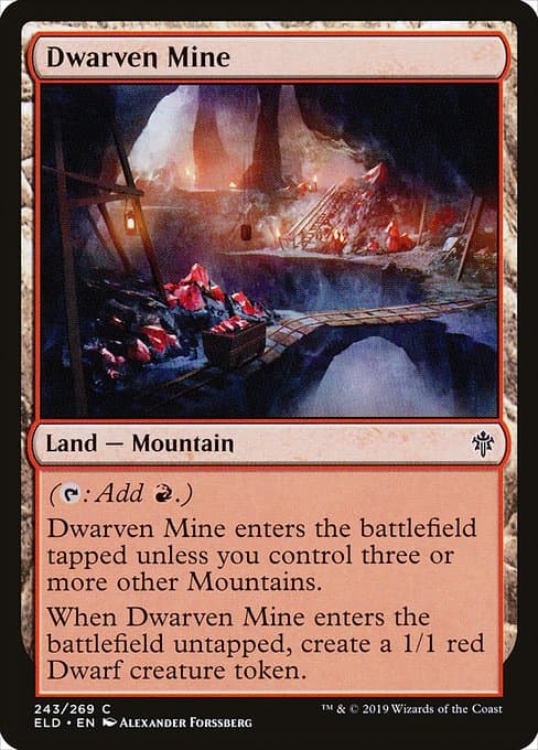 Dwarven Mine from Throne of Eldraine (Common)