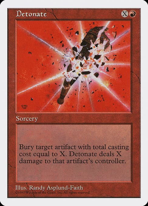 Detonate from Fifth Edition (Uncommon)