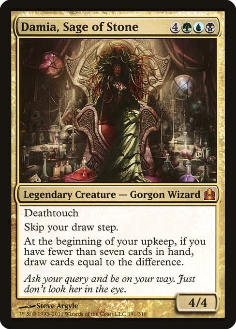 Damia, Sage of Stone (Mythic)