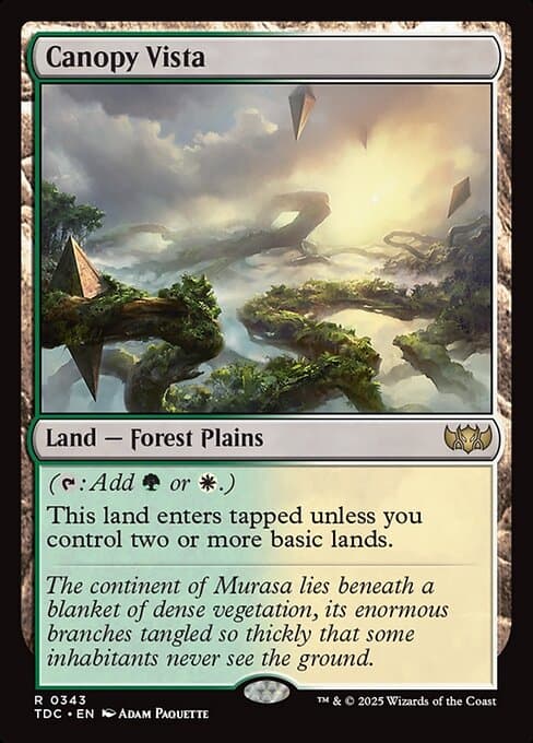 Canopy Vista from Tarkir: Dragonstorm Commander (Rare)