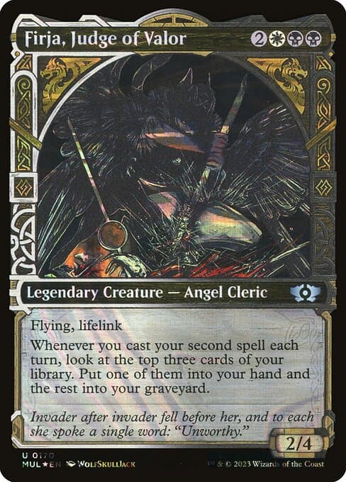 Firja, Judge of Valor from Multiverse Legends (Uncommon)