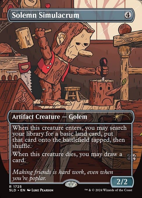 Solemn Simulacrum from Secret Lair Drop (Rare)