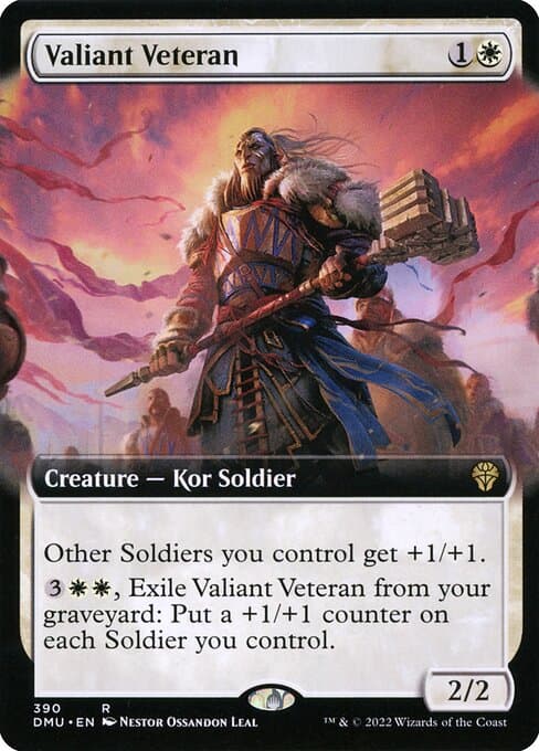 Valiant Veteran from Dominaria United (Rare)