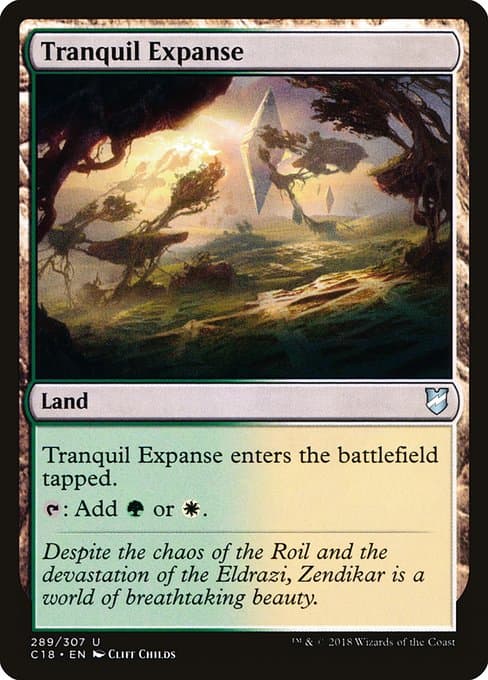 Tranquil Expanse from Commander 2018 (Uncommon)