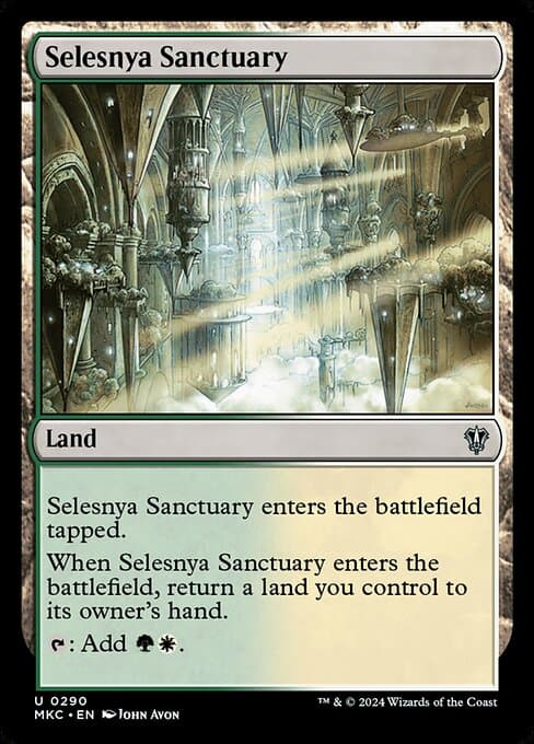 Selesnya Sanctuary from Murders at Karlov Manor Commander (Uncommon)