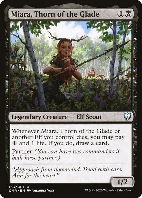 Miara, Thorn of the Glade from Commander Legends (Uncommon)