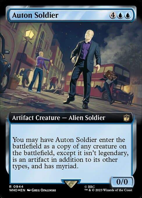 Auton Soldier from Doctor Who (Rare)