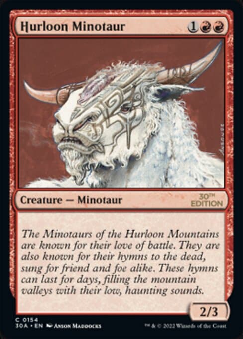 Hurloon Minotaur from 30th Anniversary Edition (Common)