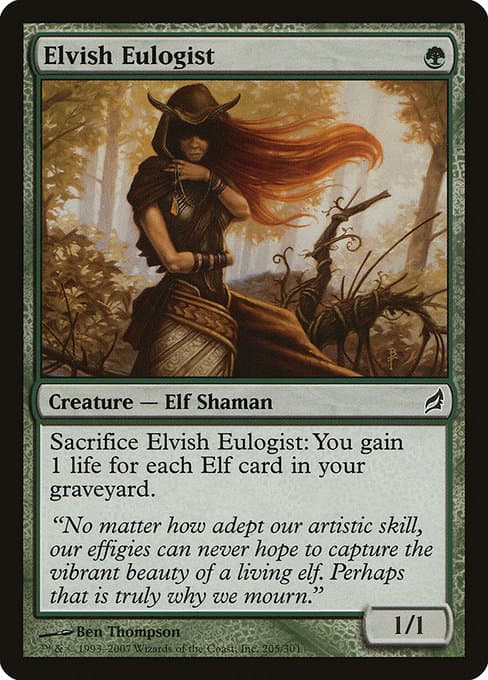 Elvish Eulogist from Lorwyn (Common)