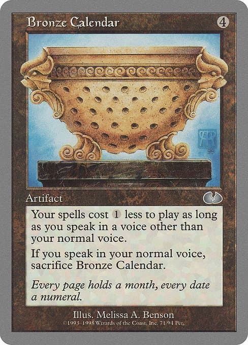Bronze Calendar (Uncommon)