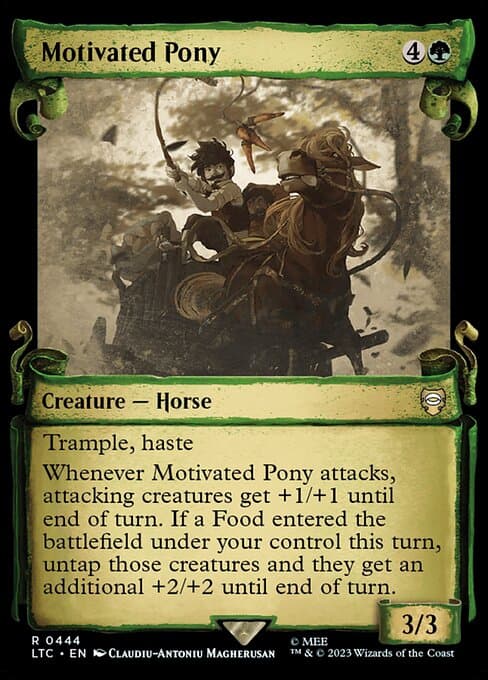Motivated Pony from Tales of Middle-earth Commander (Rare)