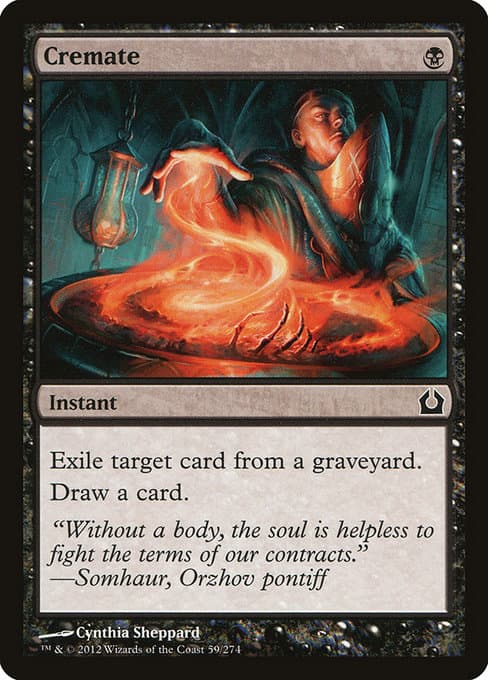 Cremate from Return to Ravnica (Common)