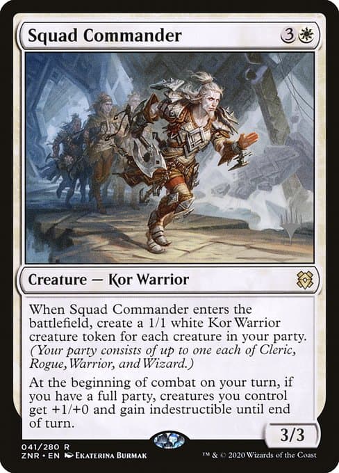 Squad Commander from Zendikar Rising Promos (Rare)