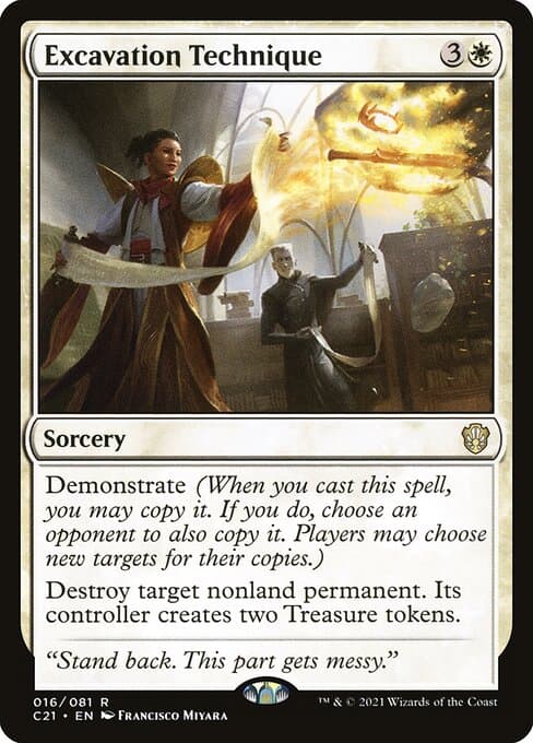 Excavation Technique from Commander 2021 (Rare)