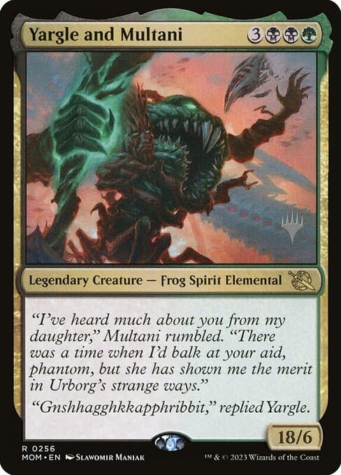 Yargle and Multani from March of the Machine Promos (Rare)