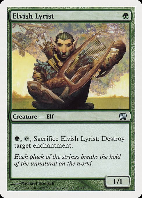 Elvish Lyrist from Eighth Edition (Uncommon)