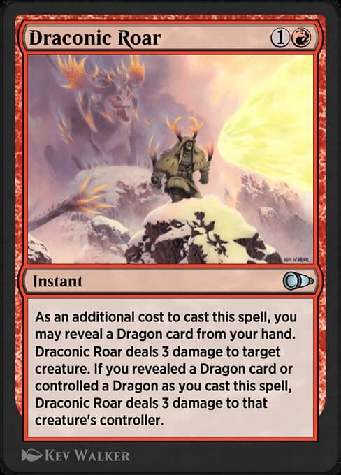 Draconic Roar from Pioneer Masters (Uncommon)