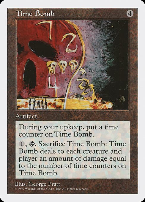 Time Bomb from Fifth Edition (Rare)