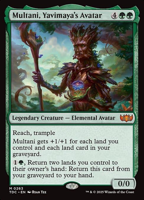 Multani, Yavimaya's Avatar from Tarkir: Dragonstorm Commander (Mythic)