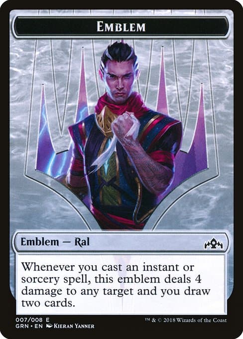 Ral, Izzet Viceroy Emblem from Guilds of Ravnica Tokens (Common)