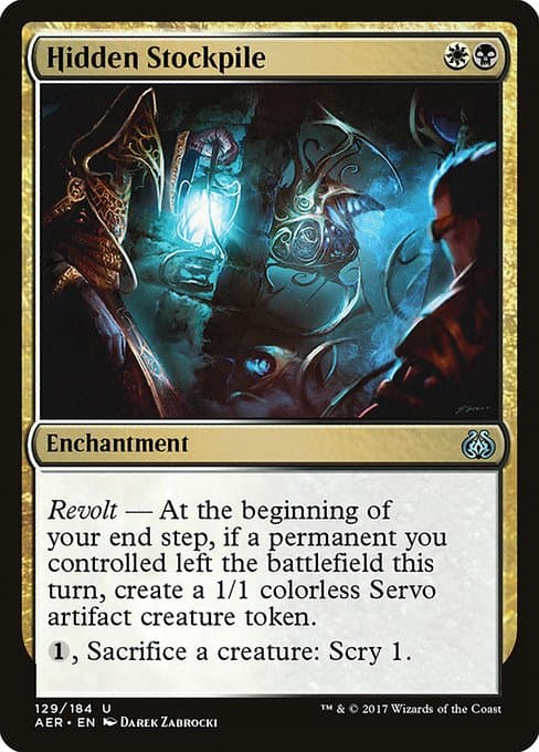 Hidden Stockpile from Aether Revolt (Uncommon)