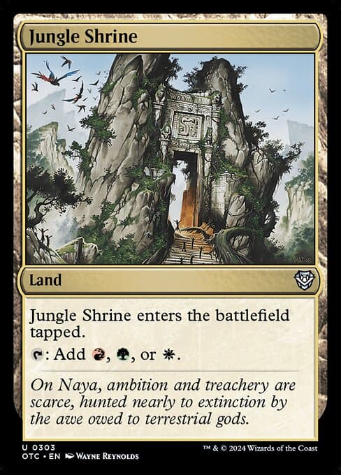 Jungle Shrine from Outlaws of Thunder Junction Commander (Uncommon)