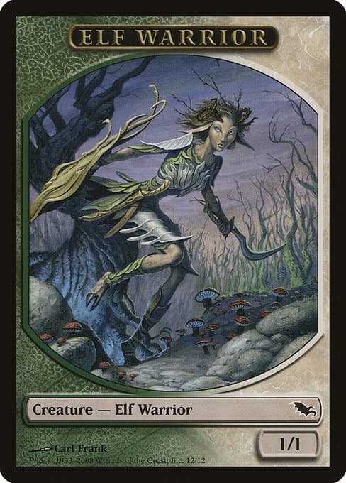 Elf Warrior from Shadowmoor Tokens (Common)
