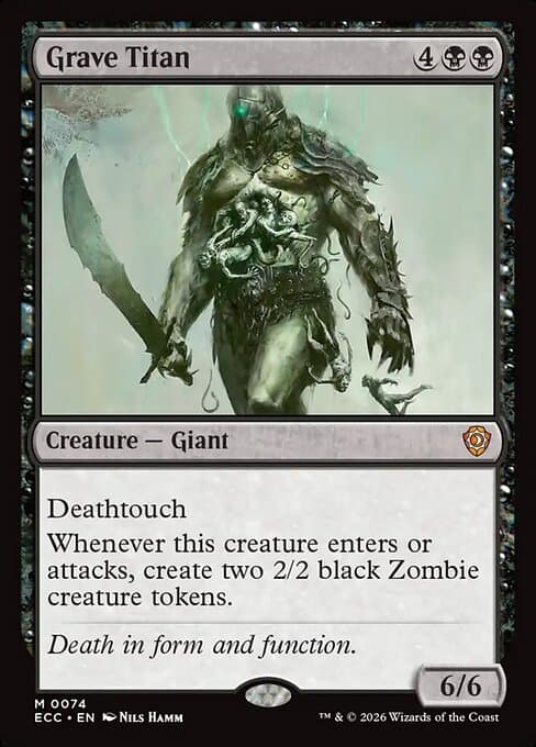 Grave Titan from Lorwyn Eclipsed Commander (Mythic)