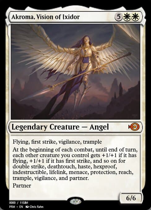 Akroma, Vision of Ixidor from Magic Online Promos (Mythic)